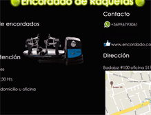 Tablet Screenshot of encordado.com